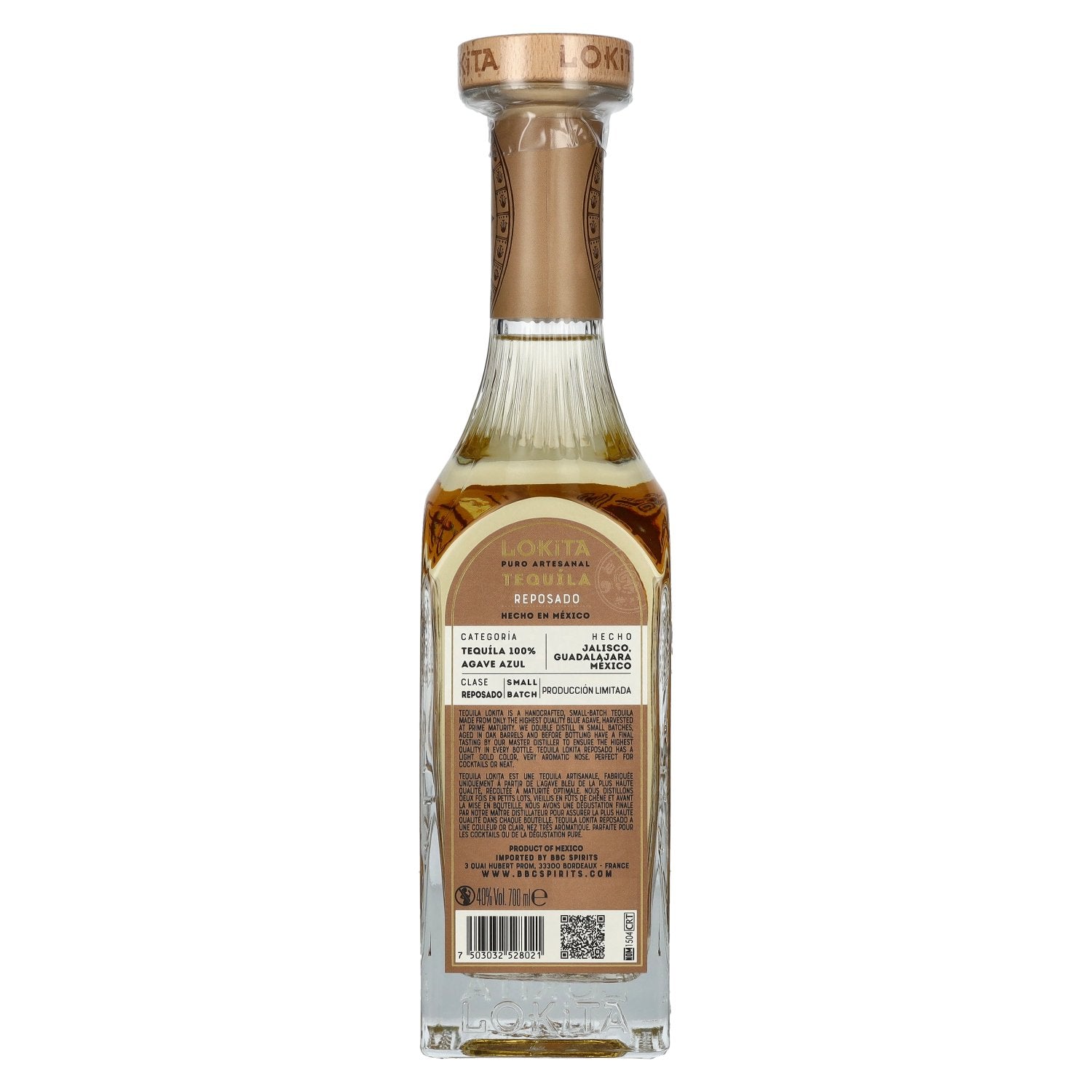 Lokita Tequila Reposado 100% Agave Azul 40% Vol. 0,7l