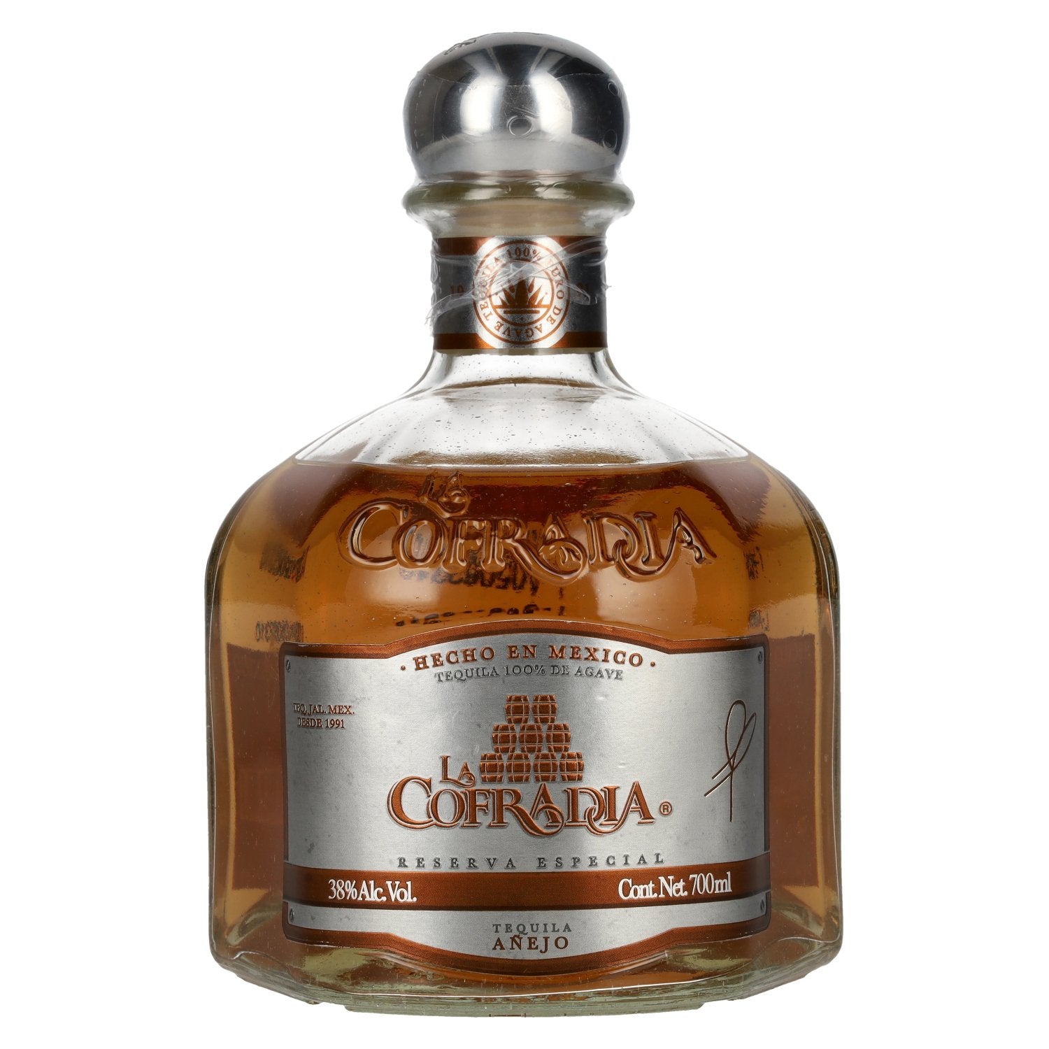 La Cofradia Tequila Añejo 100% de Agave Reserva Especial 38% Vol. 0,7l