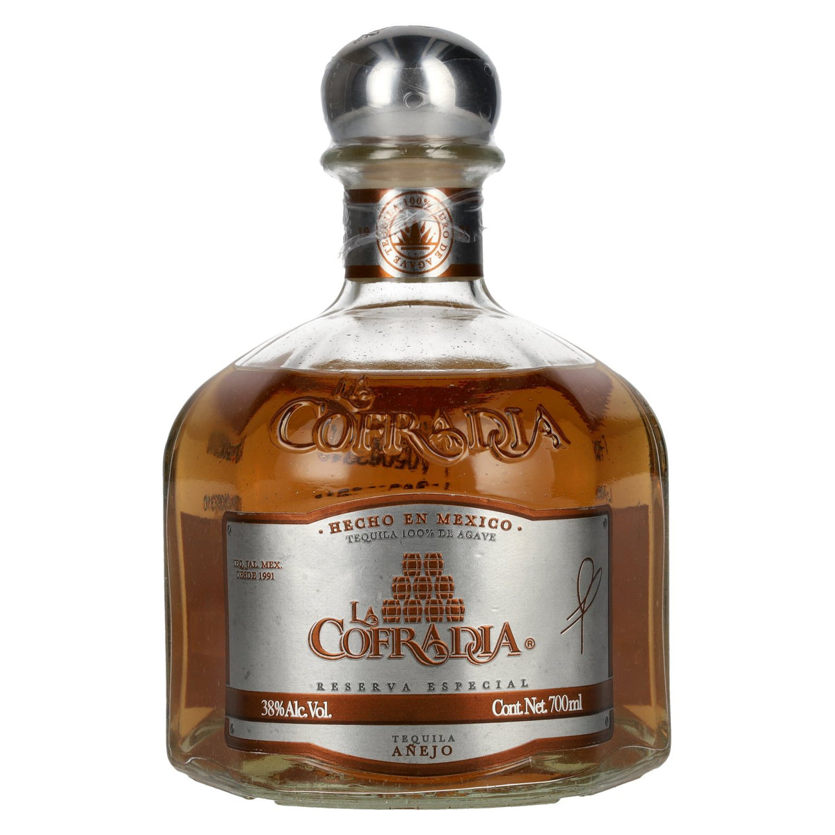 La Cofradia Tequila Añejo 100% de Agave Reserva Especial 38% Vol. 0,7l