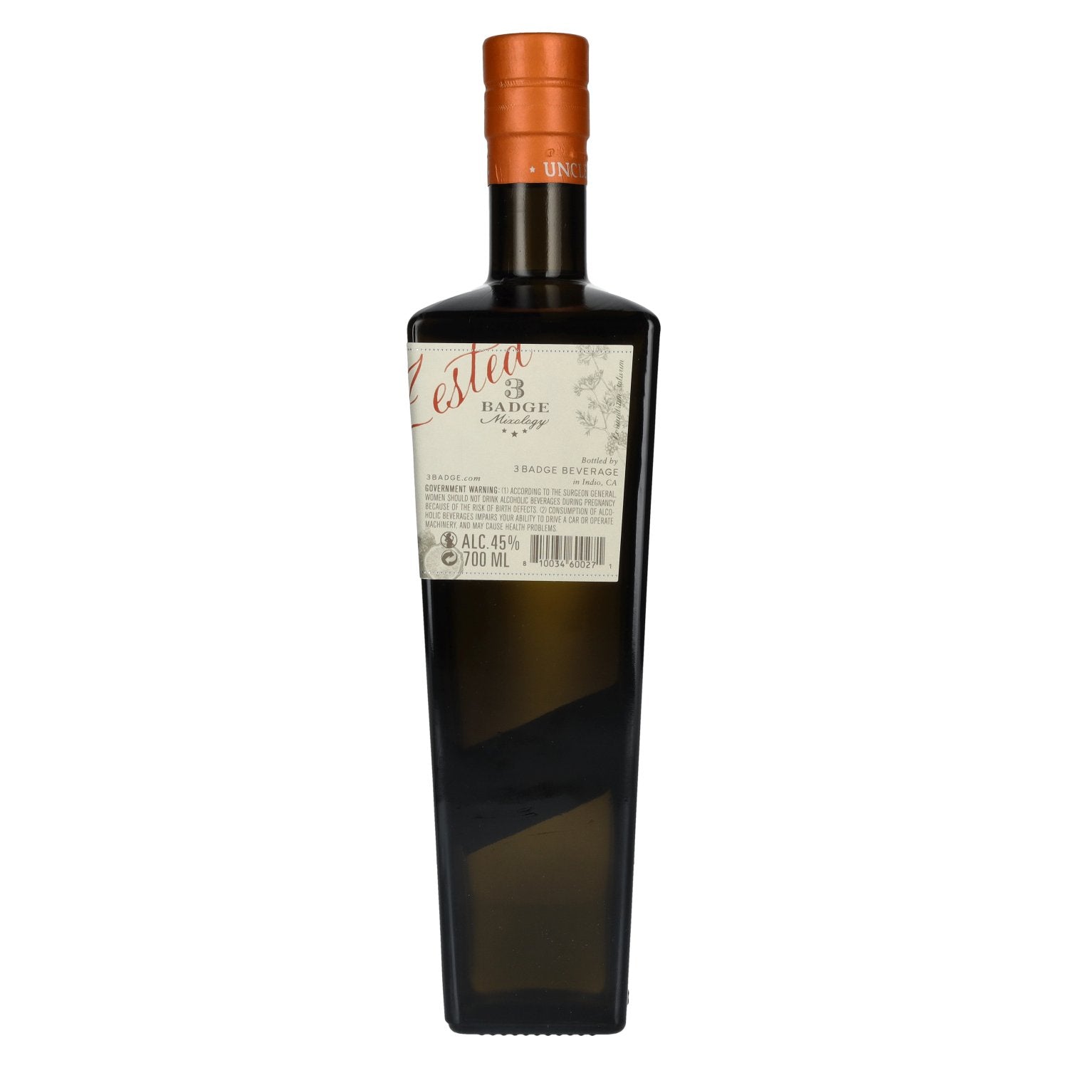 Uncle Val's Zested Gin Batch N° 003 45% Vol. 0,7l
