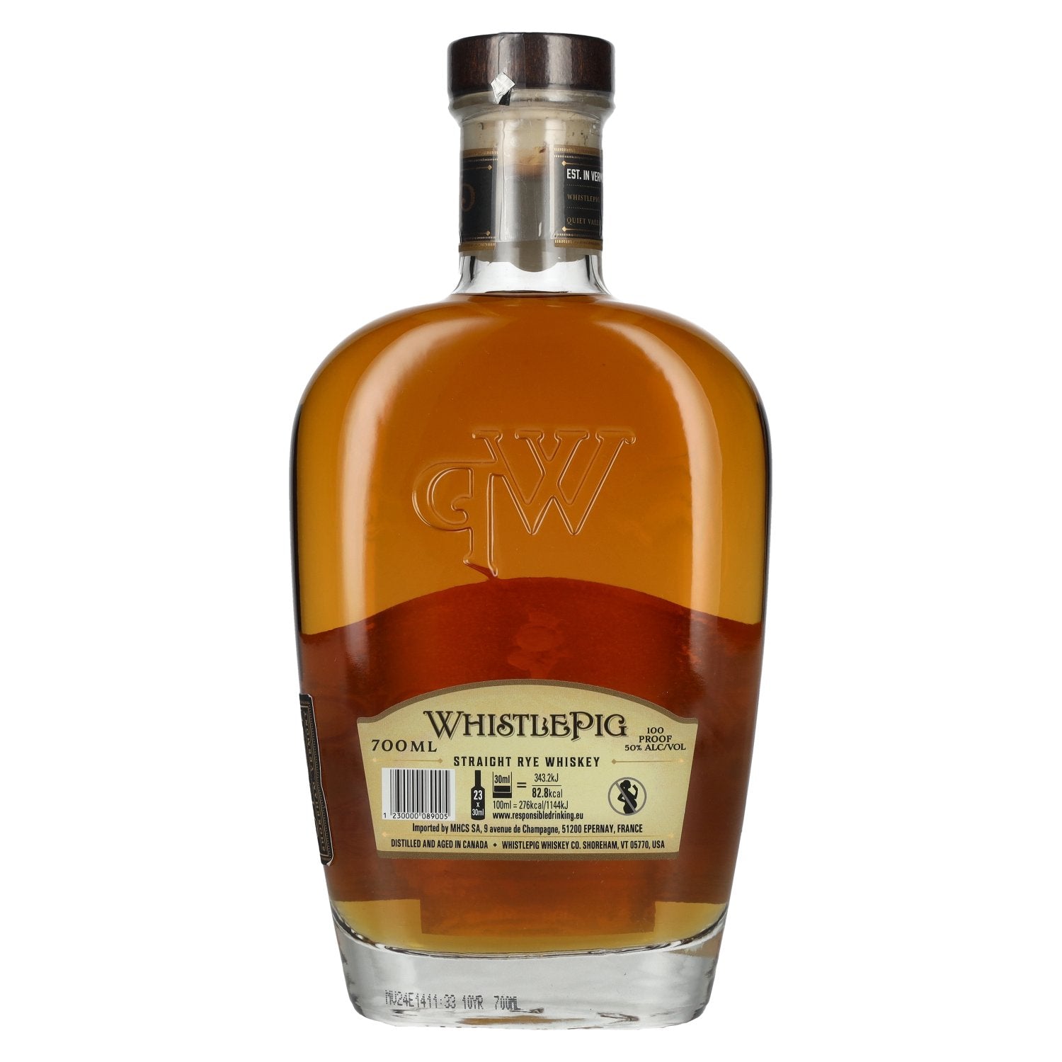 WhistlePig 10 Years Old SMALL BATCH Rye Whiskey 50% vol. 0,7l