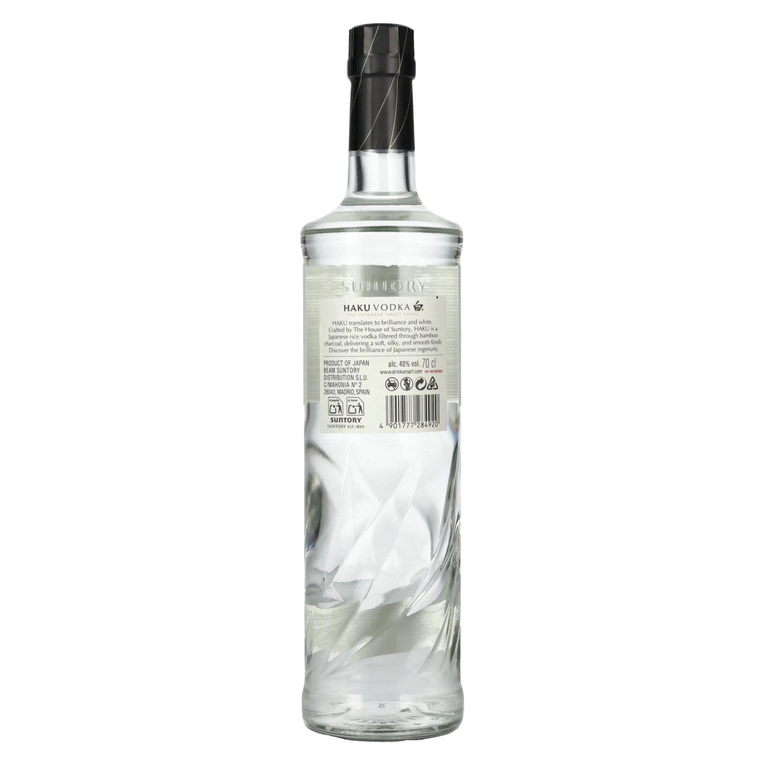 Suntory Haku Vodka The Japanese Craft Vodka 40% Vol. 0,7l