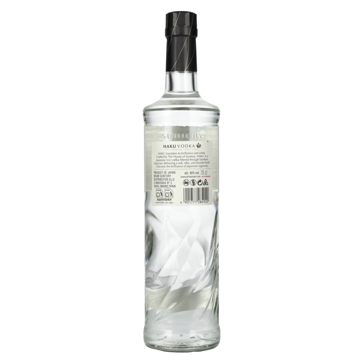 Suntory Haku Vodka The Japanese Craft Vodka 40% Vol. 0,7l