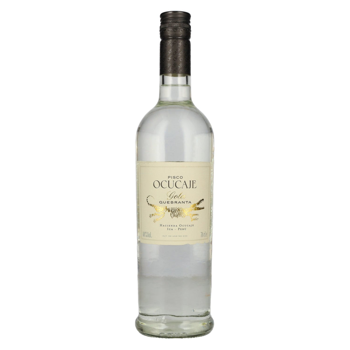 Ocucaje Pisco Quebranta Gota Perú 40% ABV 0.7l