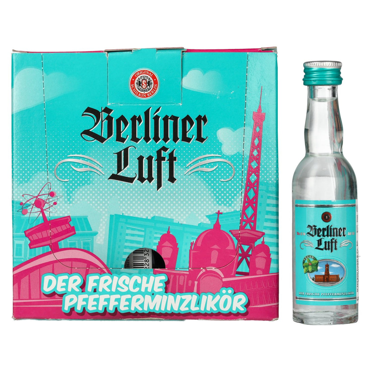 Berliner Luft LA FRAÎCHEUR Liqueur de menthe 18% Vol. 24x0,04l