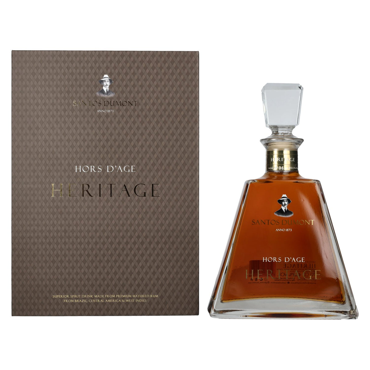 Santos Dumont HERITAGE Batch 04 Limited Edition 43,8% Vol. 0,7l in gift box