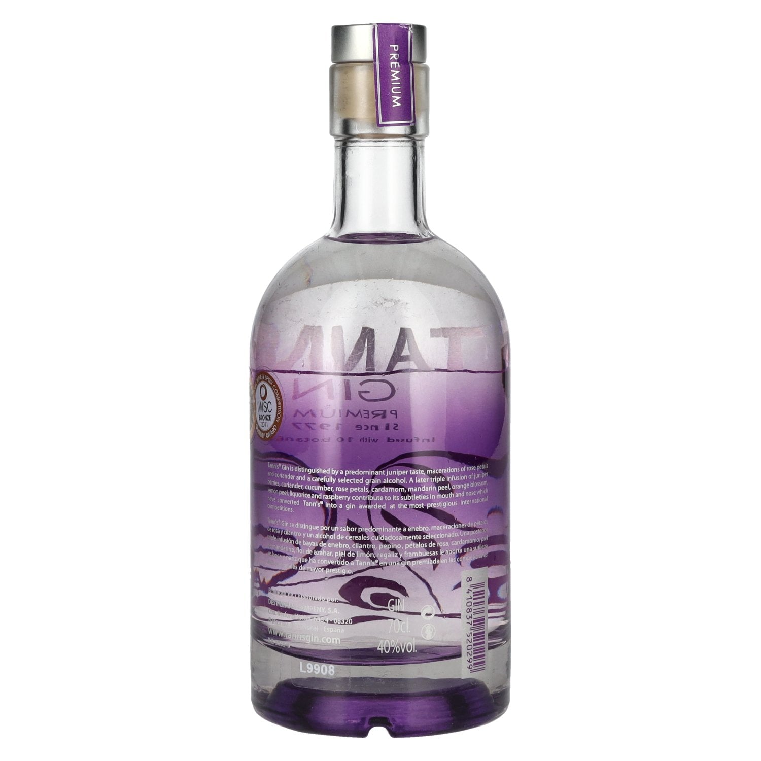Tann's Premium Gin 40% vol. 0,7l