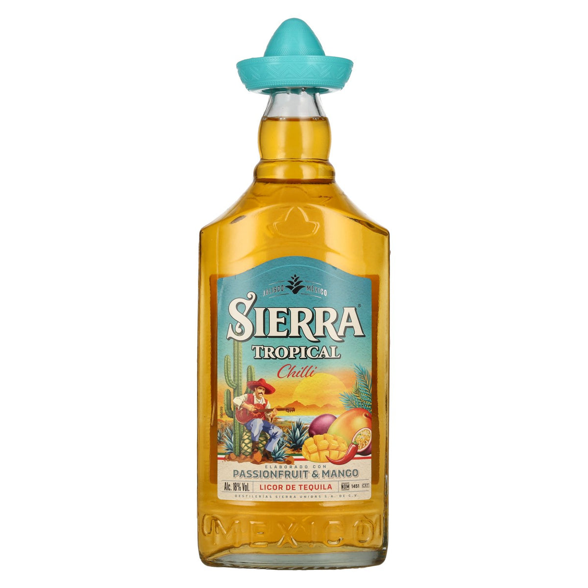 Sierra Tropical Chilli Tequila Liqueur 18% ABV 0.7l