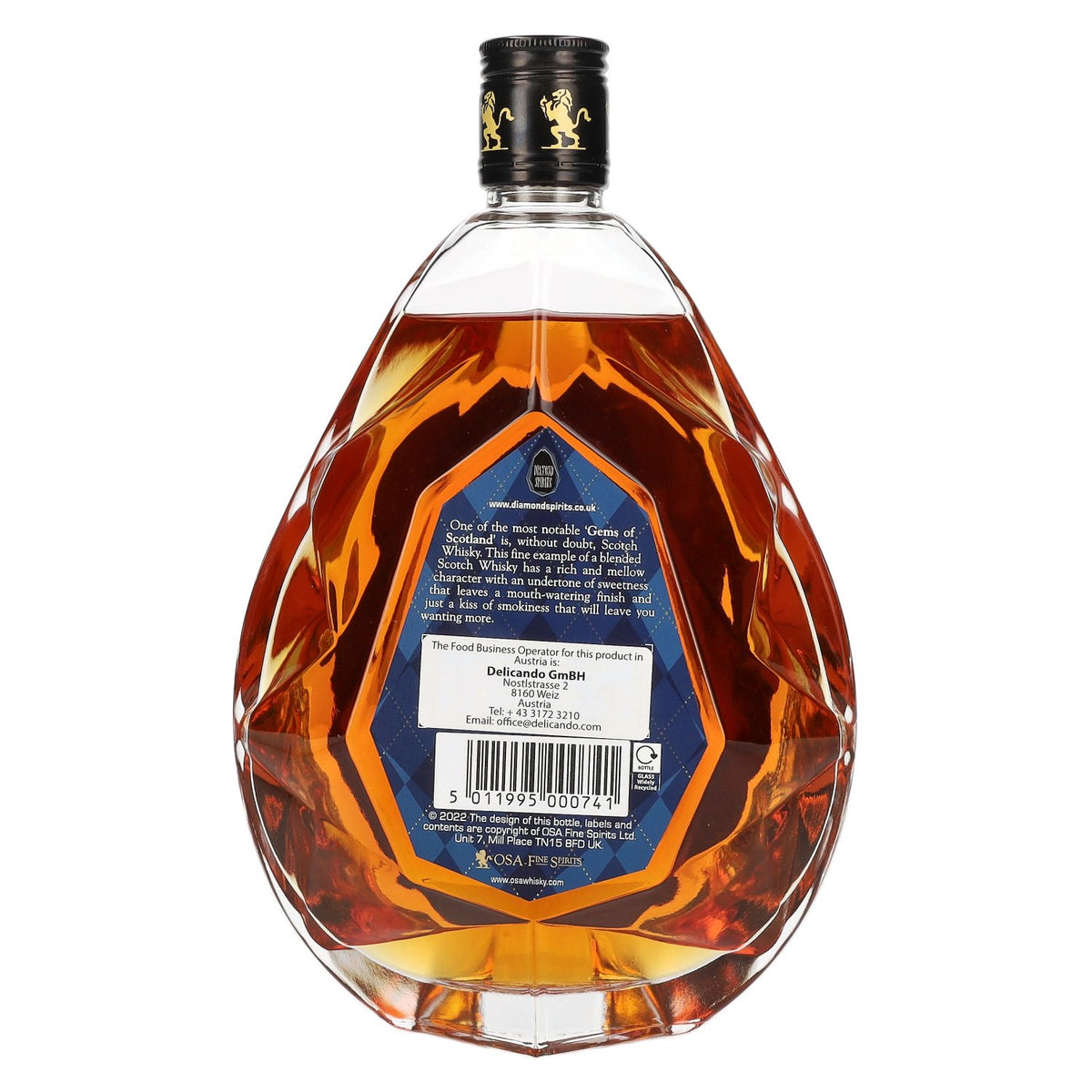 OSA Fine Spirits GEM OF SCOTLAND Blended Scotch Whisky 40% vol. 0.7 l