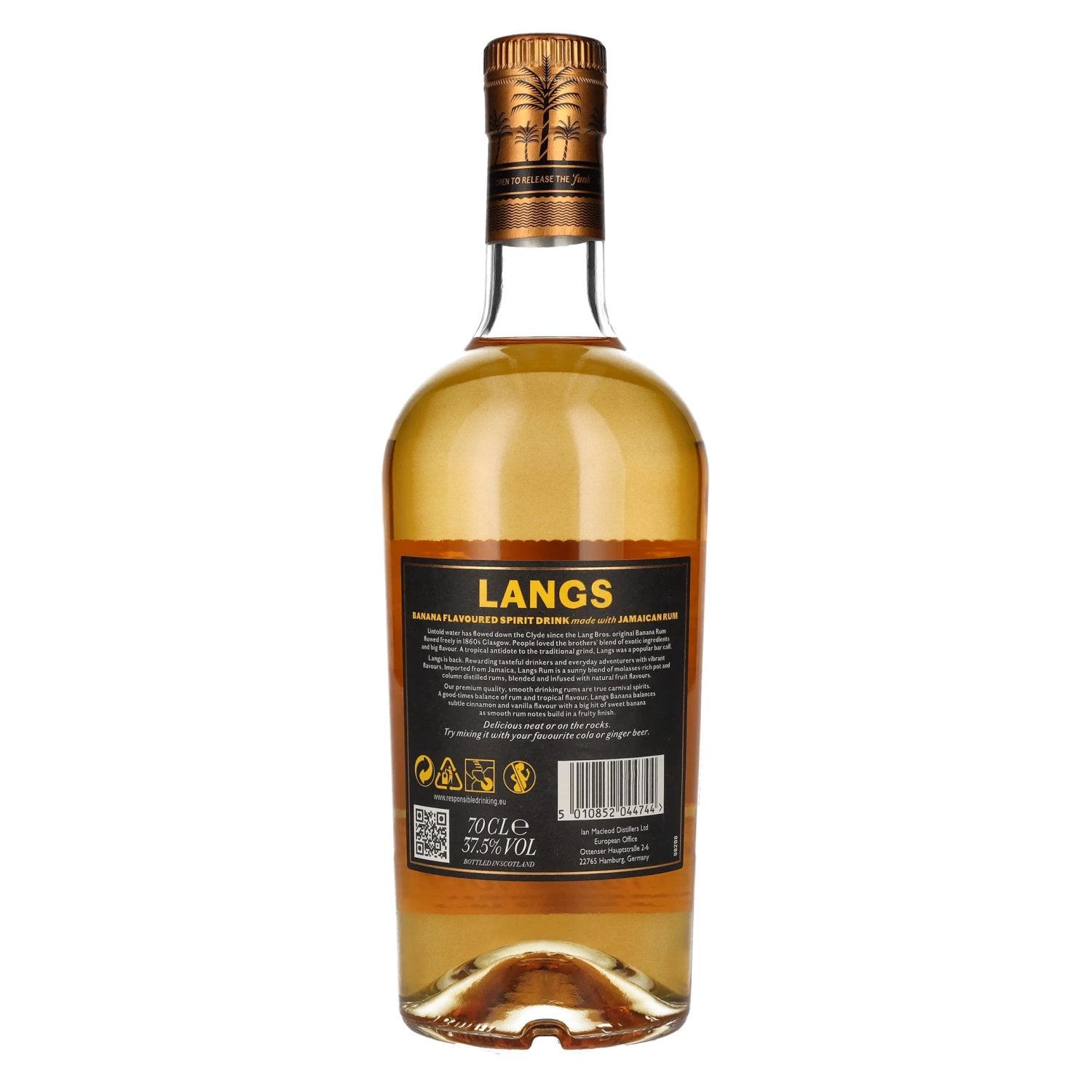 Langs Banana Jamaican Spirit Drink 37,5% Vol. 0,7l
