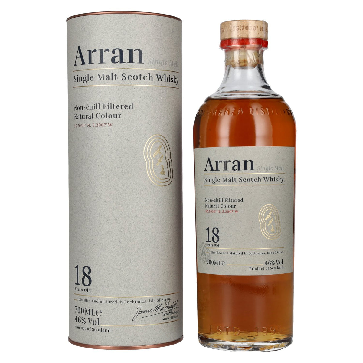 Arran 18 Years Old Single Malt 46% Vol. 0,7l in gift box