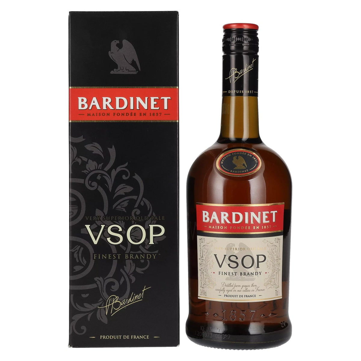 Bardinet VSOP Finest Brandy 36% vol. 0,7l en boîte cadeau