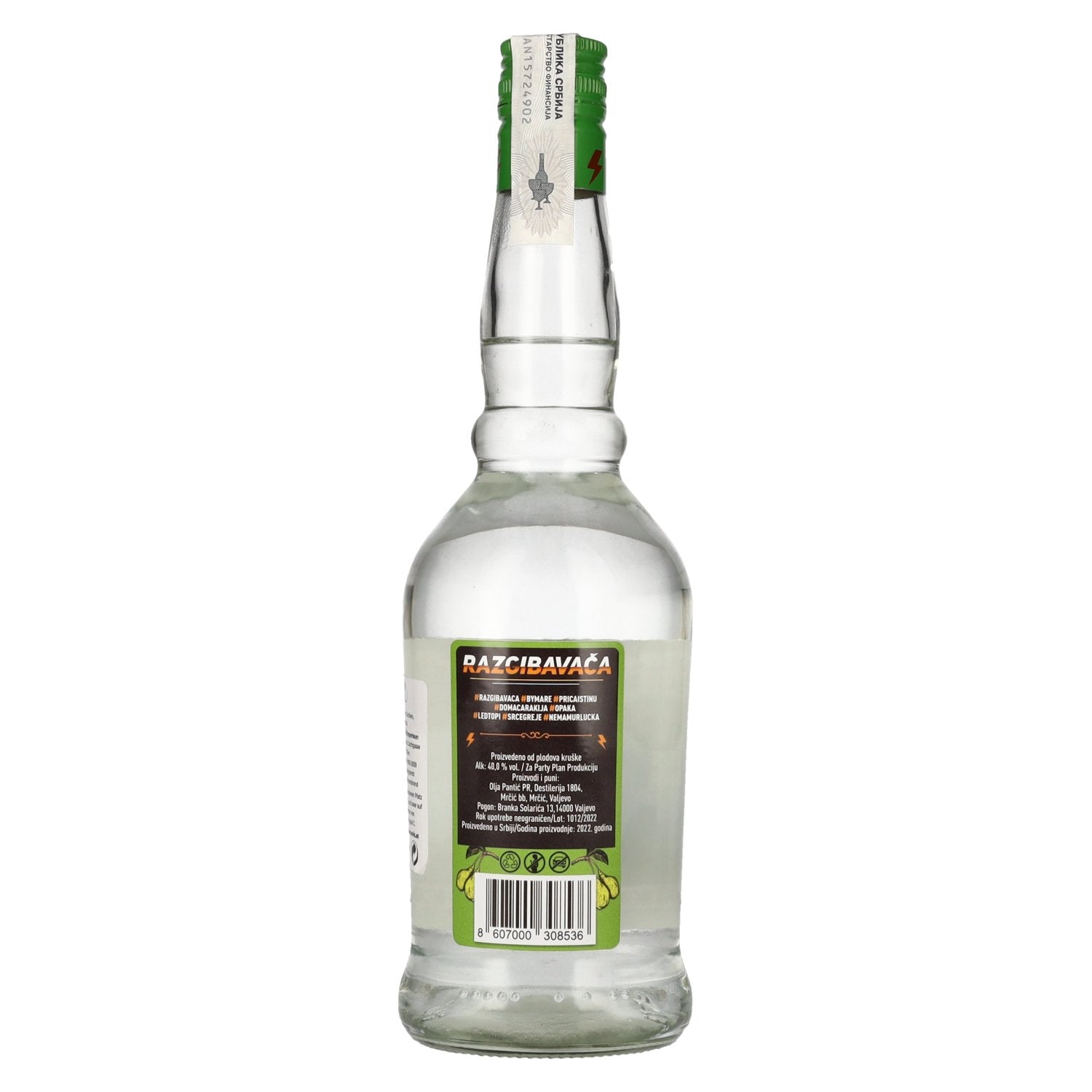 Razgibavača Rakija Od Kruške Birnenschnaps 40% Vol. 0,7l