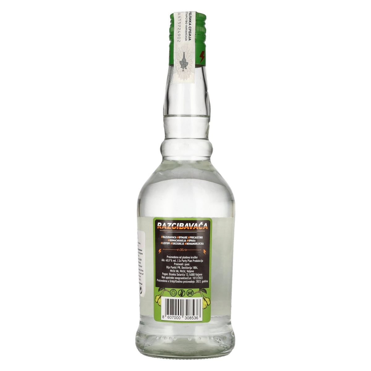 Razgibavača Rakija Od Kruške eau-de-vie de poire 40% vol. 0,7l