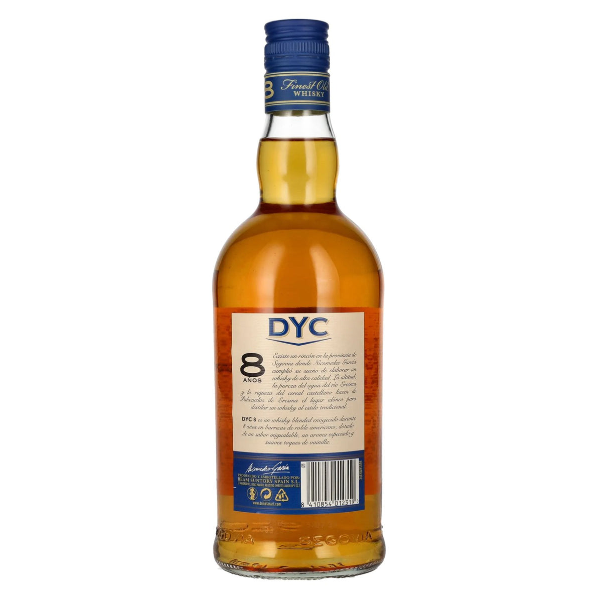 DYC Destilerias y Crianza 8 Años Finest Old Whisky 40% vol. 0,7l
