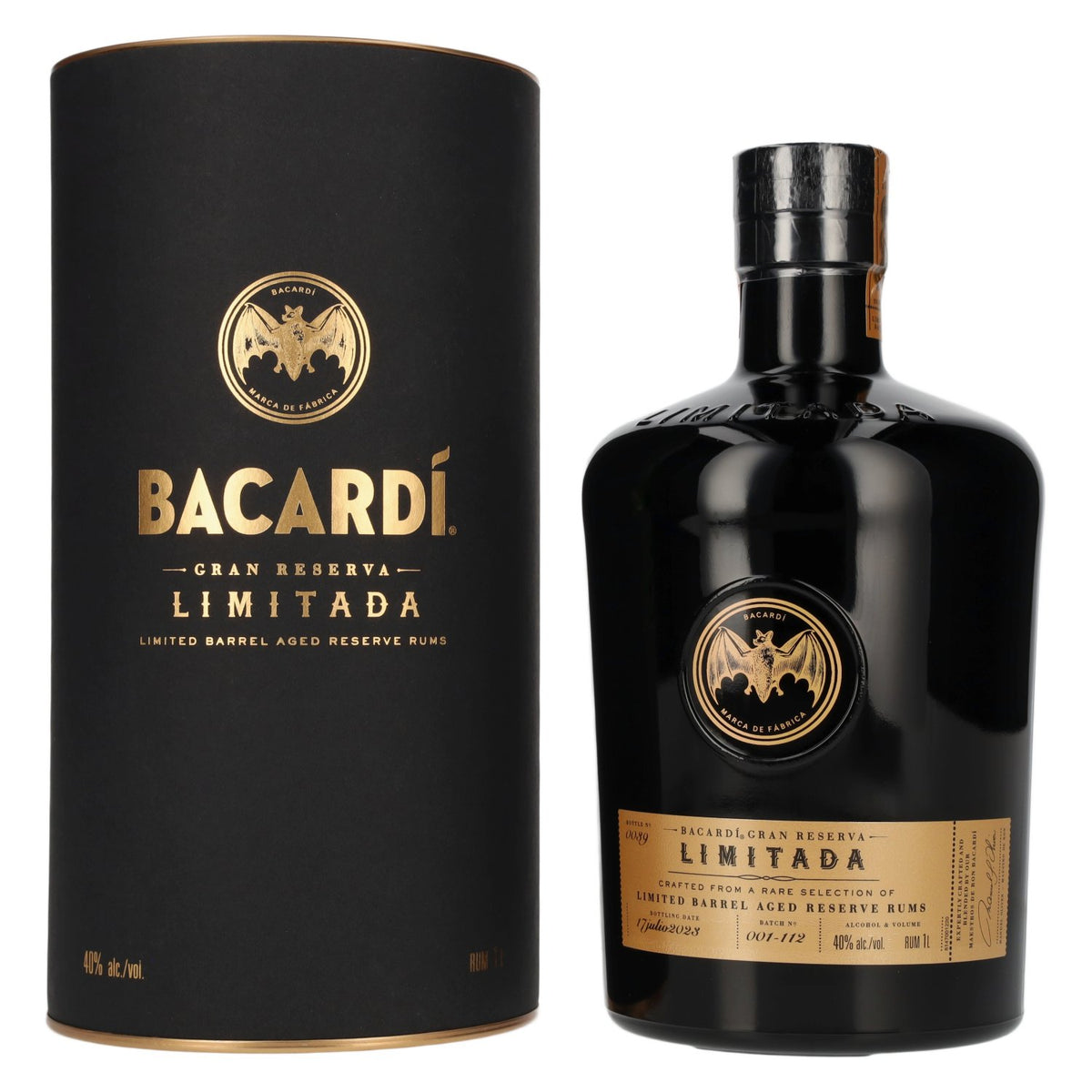 Bacardi Gran Reserva LIMITADA Limited Batch Rum 40% Vol. 1l in Geschenkbox