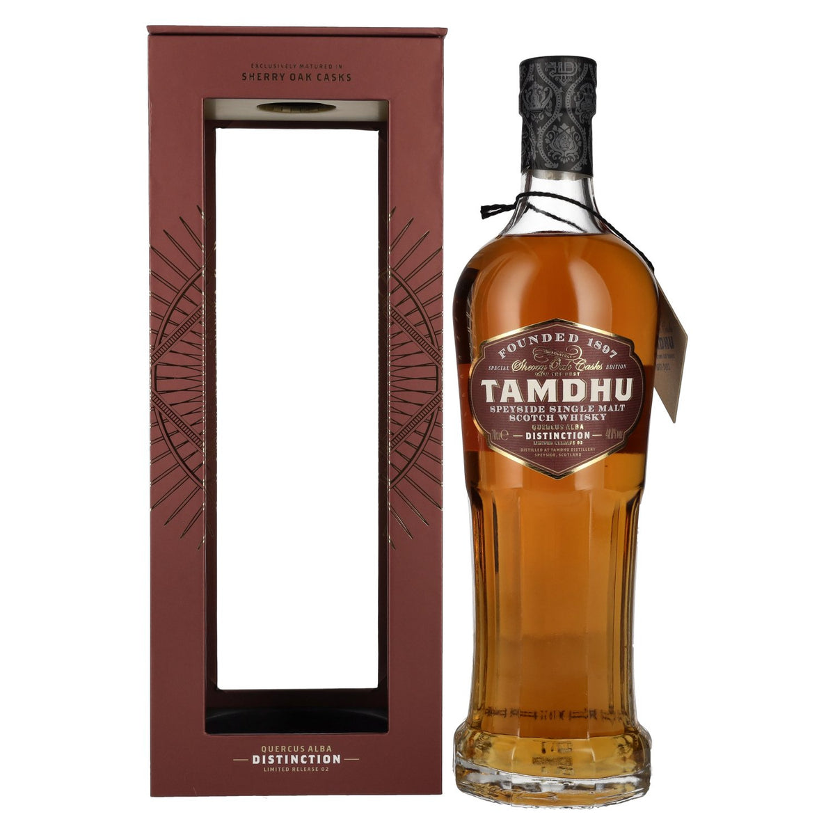 Tamdhu DISTINCTION II Speyside Single Malt Scotch Whisky 48% vol. 0,7l en boîte cadeau