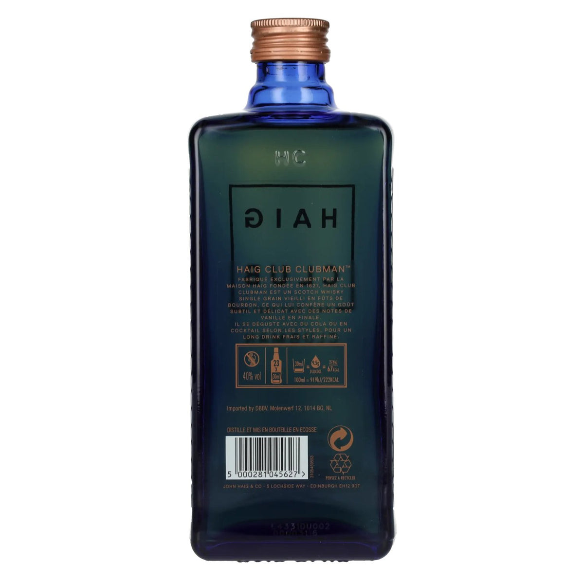 Haig Club CLUBMAN Single Grain Scotch Whisky 40% vol. 0.7 l