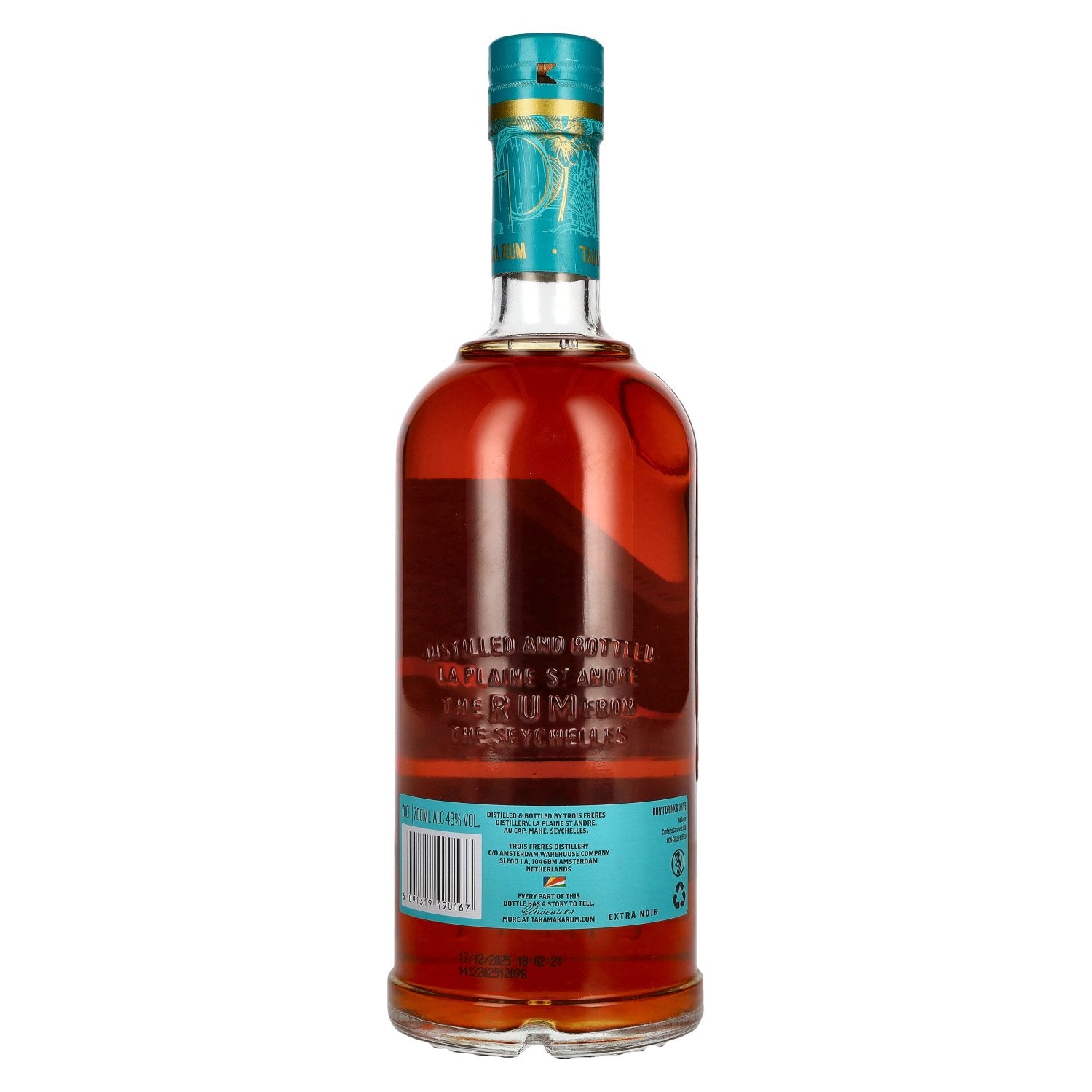 Rhum Takamaka EXTRA NOIR 43 % vol. 0,7 l