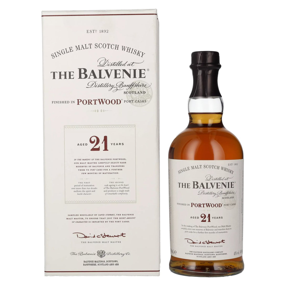 The Balvenie 21 Years Old Portwood Finish 40% Vol. 0,7l in gift box