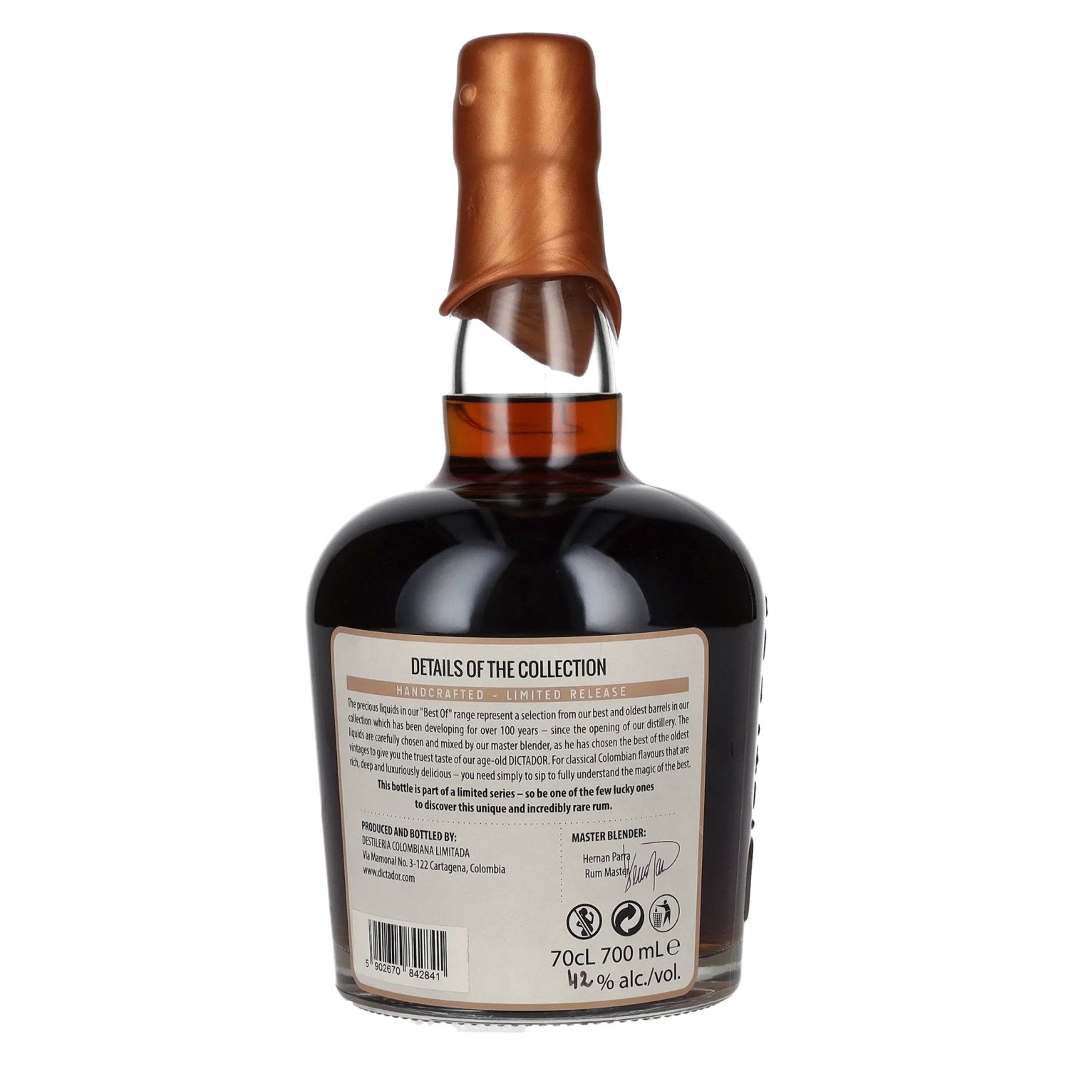 Dictador BEST OF 1979 APASIONADO Colombian Rum Limited Release 42% Vol. 0,7l