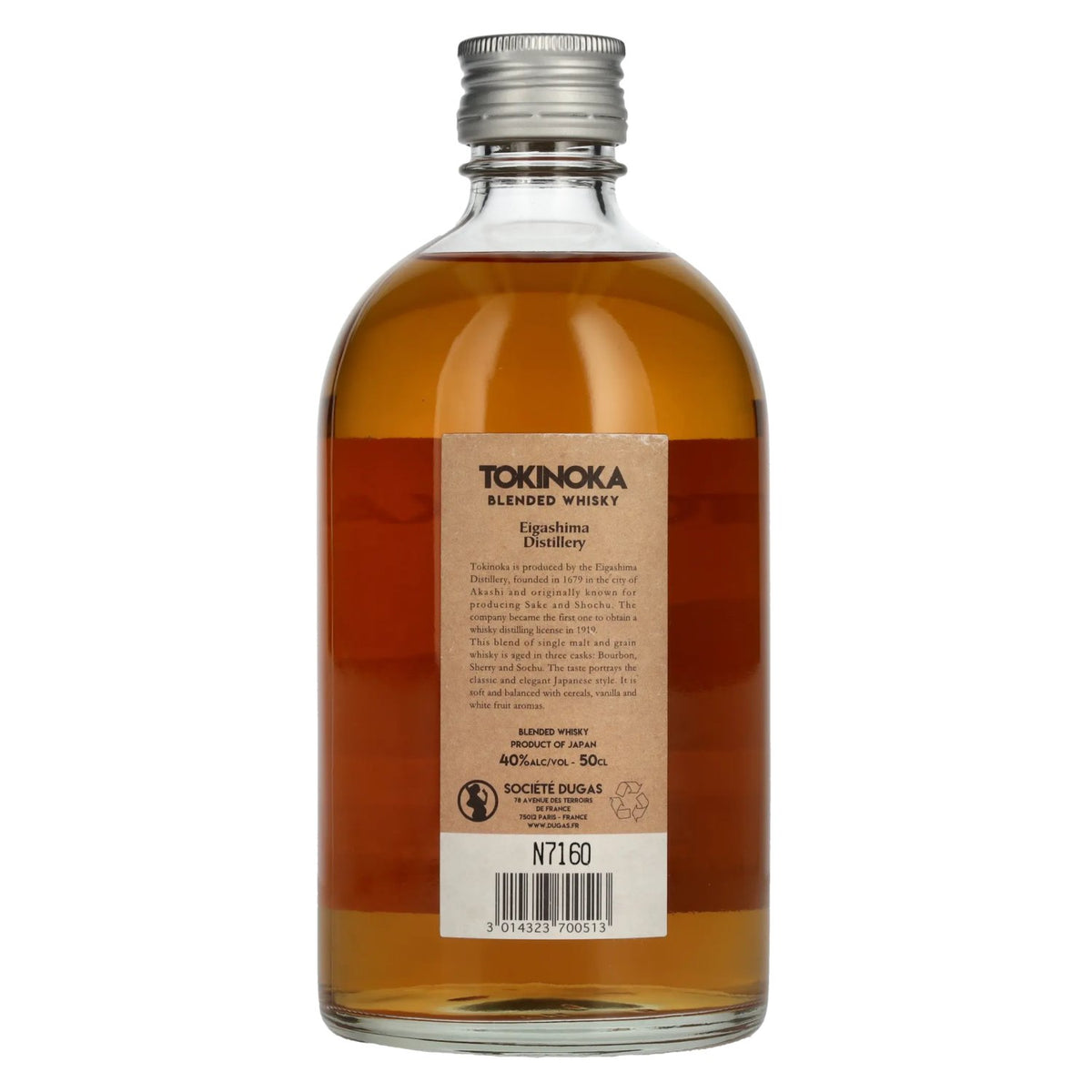 TOKINOKA Japanese Blended Whisky 40% Vol. 0,5l