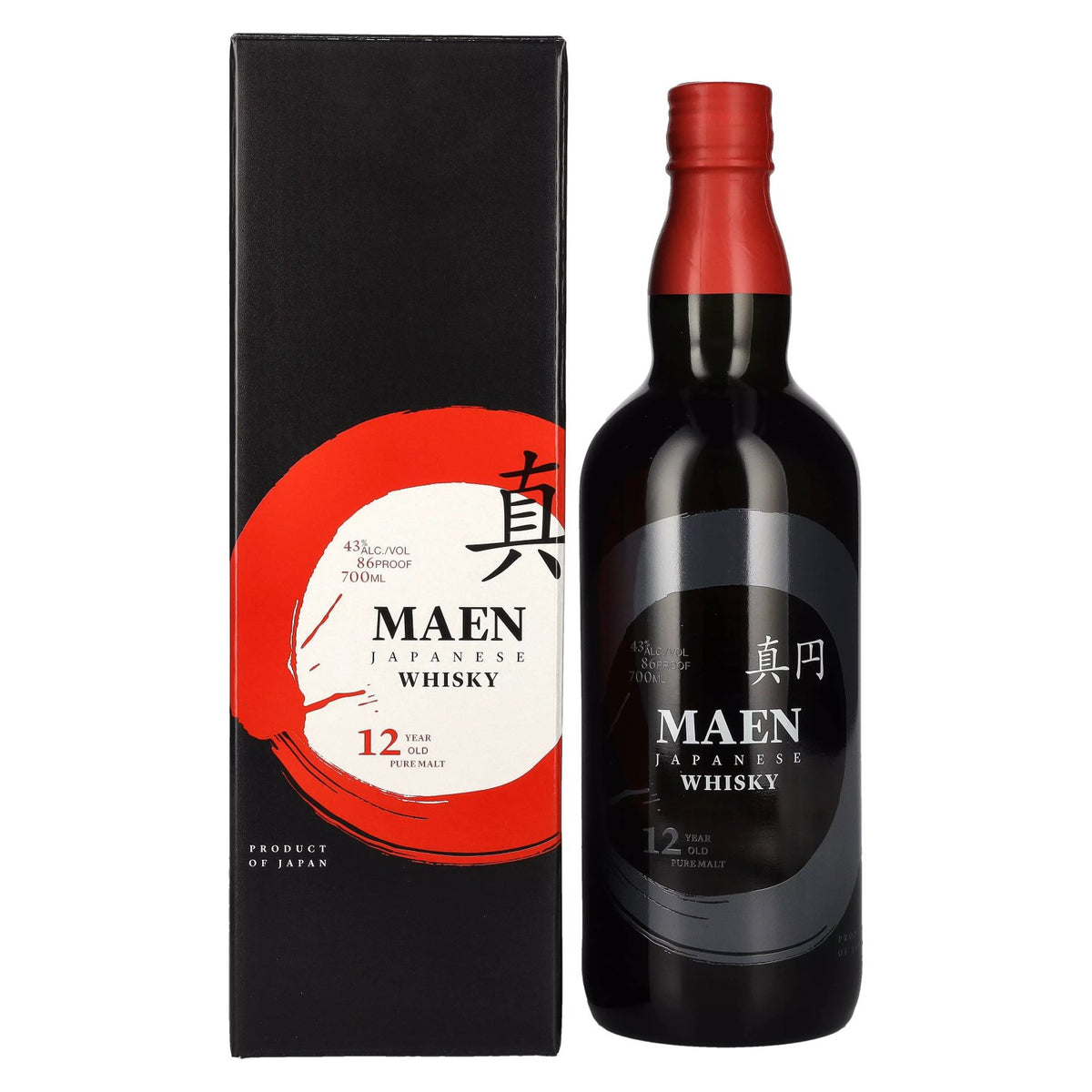 Maen The Perfect Circle 12 Years Old Whisky 43% Vol. 0,7l en boîte cadeau