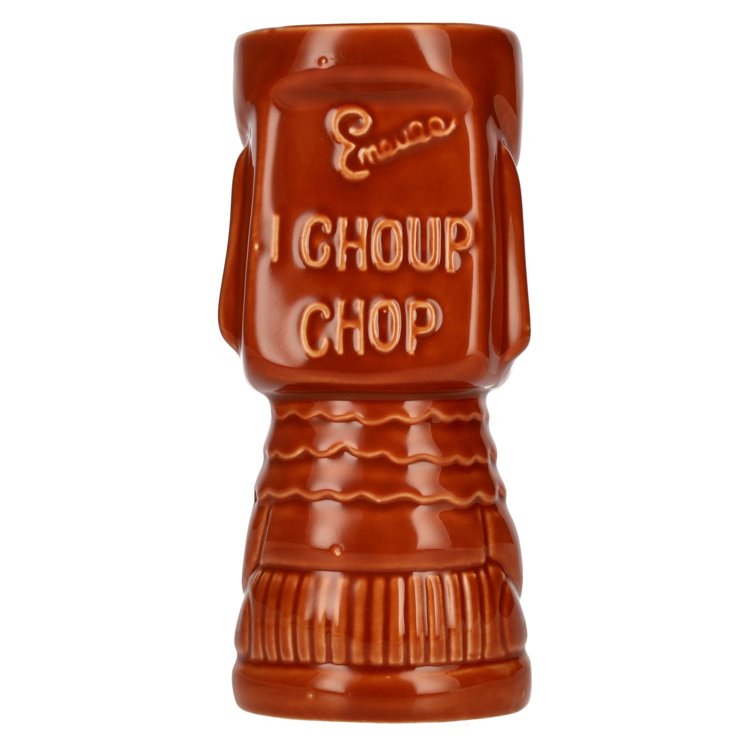 Tiki Mug Ceramic Molokai Braun 0,4l