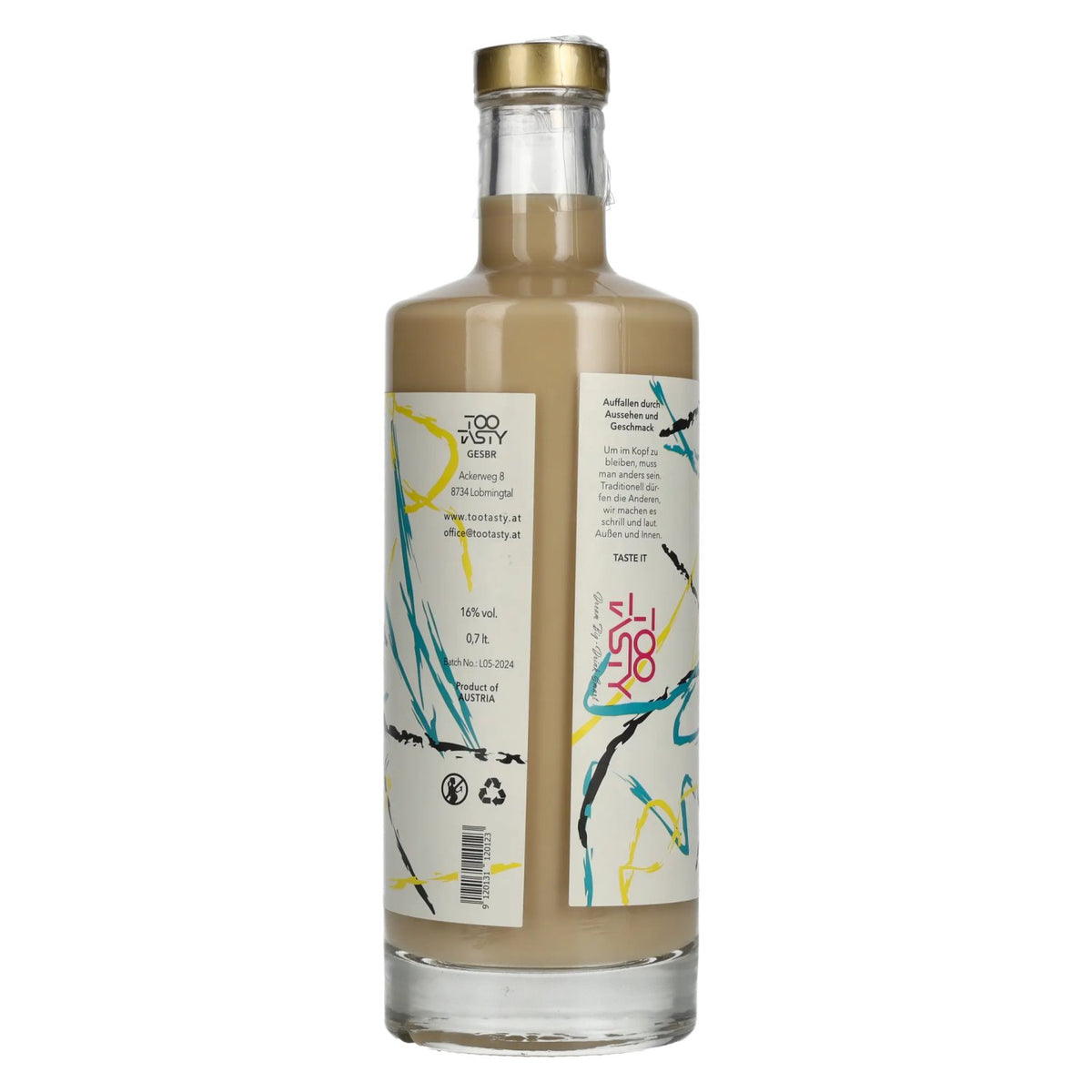 Too Tasty LATTE café liqueur de crème 16% vol. 0,7l