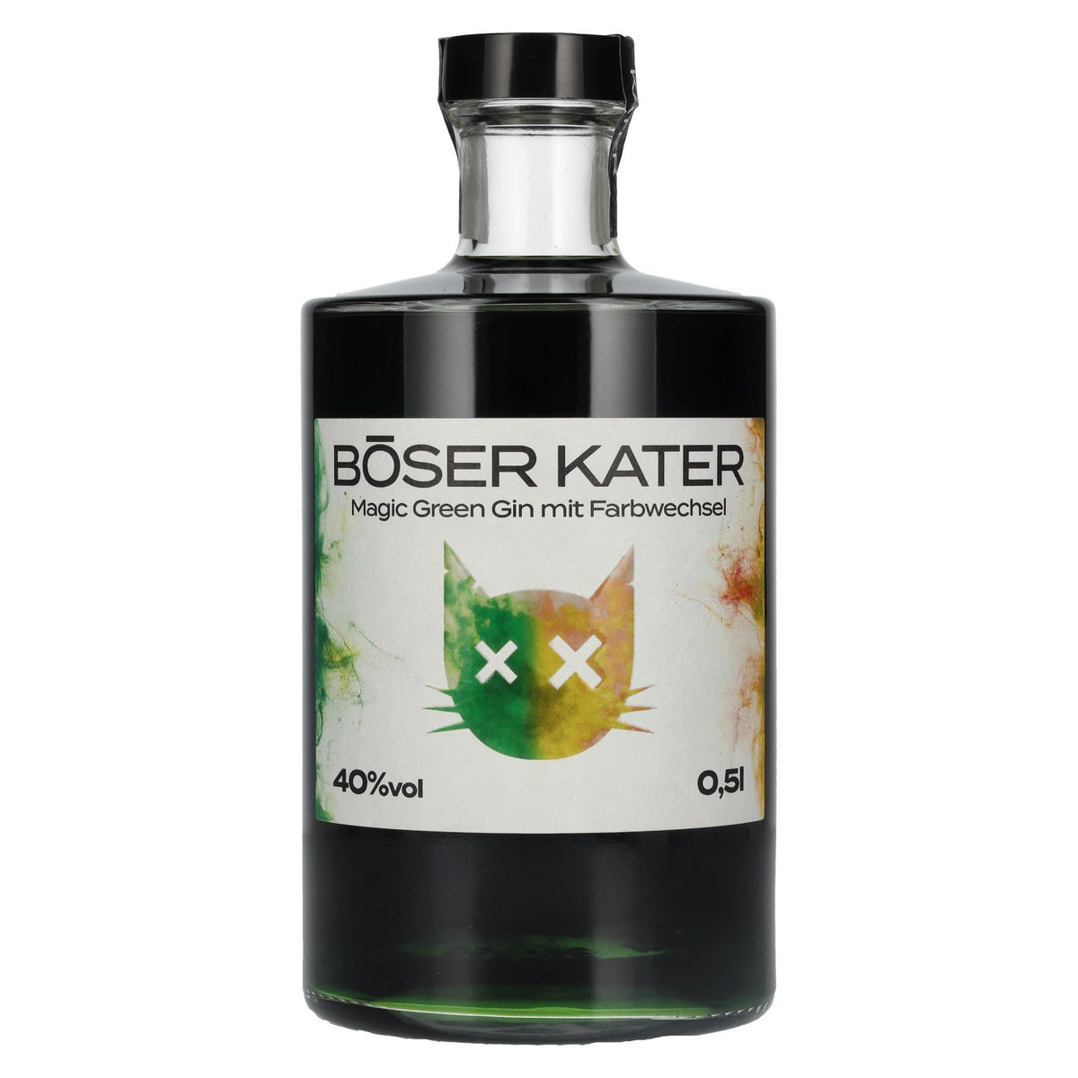 Böser Kater Magic Green Gin 40 % vol. 0,5 l
