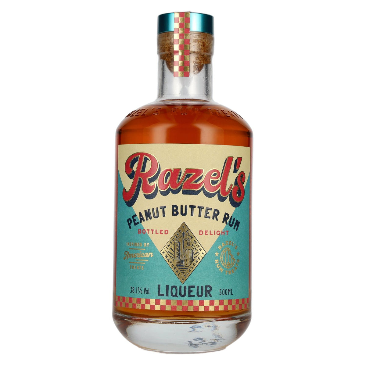 Liqueur au beurre de cacahuète et au rhum Razel's, 38,1 % vol., 0,5 l