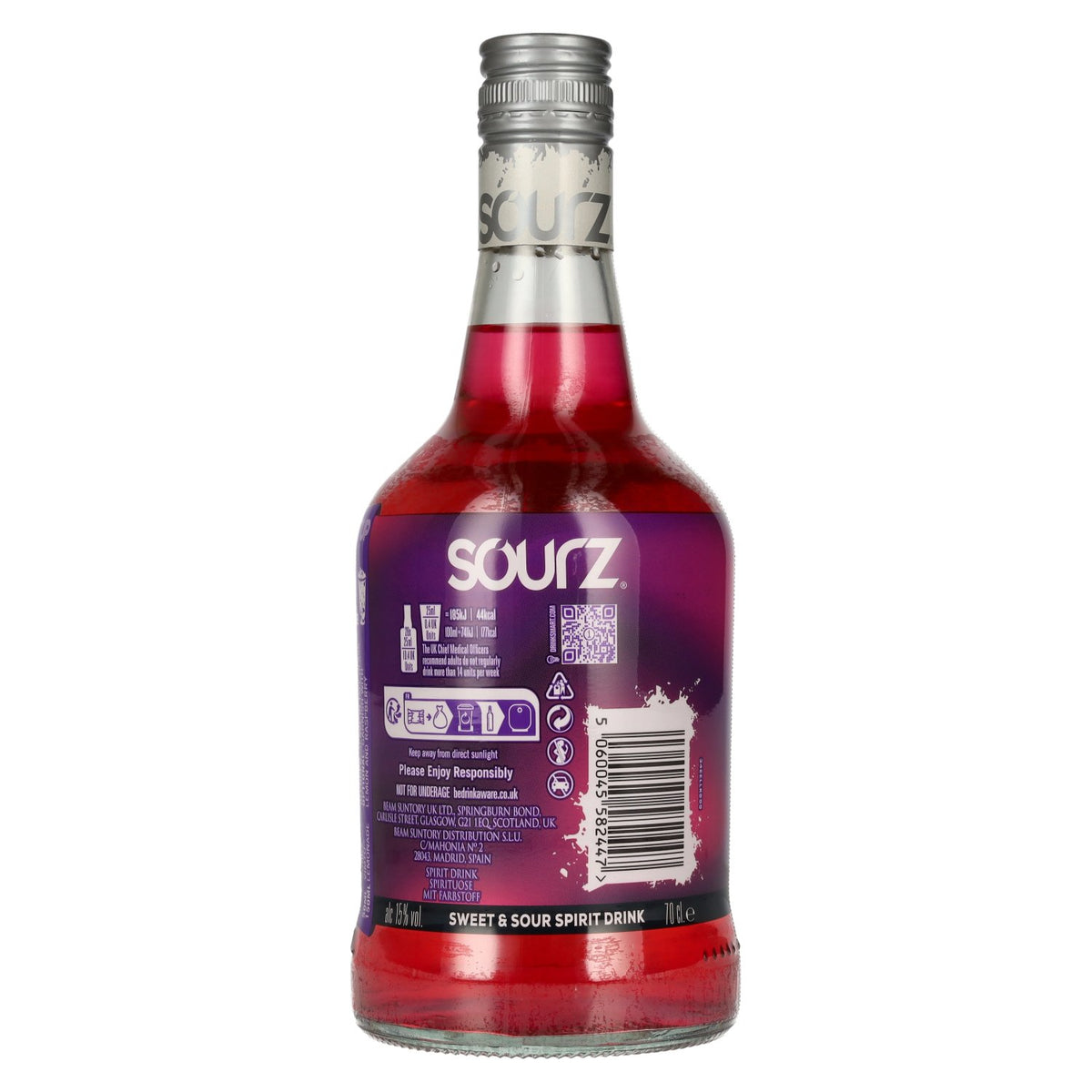 Sourz RASPBERRY Spirit Drink 15% Vol. 0,7l