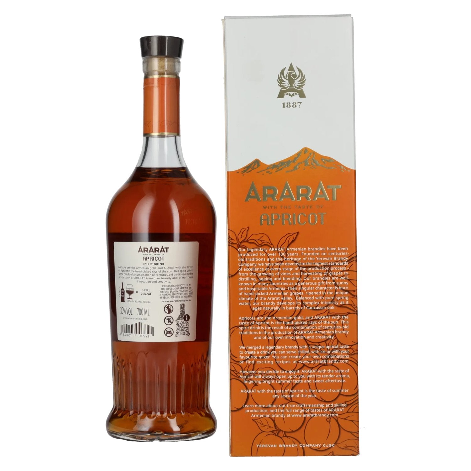 Ararat Apricot 30% vol. 0,7l en boîte cadeau