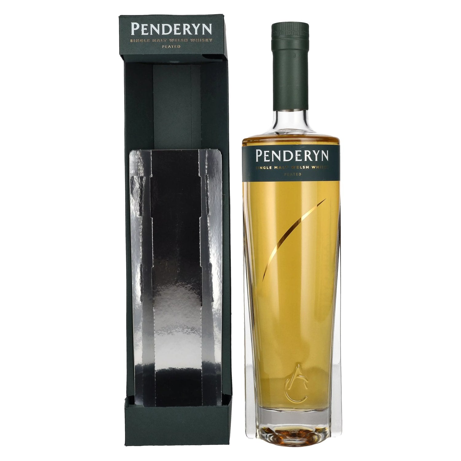 Penderyn PEATED Single Malt Welsh Whiskey 46% Vol. 0,7l en coffret cadeau