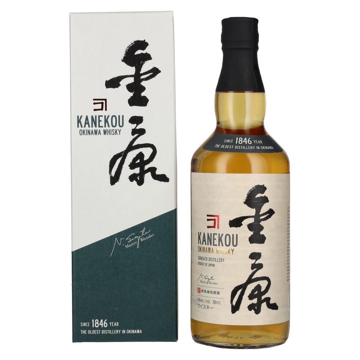Kanekou Okinawa Blended Whisky 43% Vol. 0,7l in gift box
