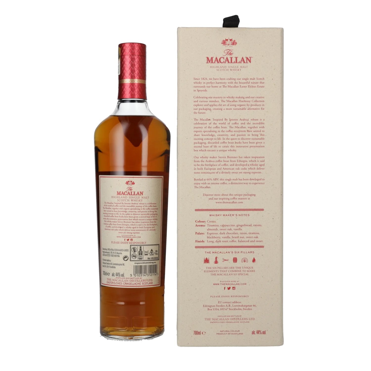 The Macallan The Harmony Collection by INTENSE ARABICA 44% vol. 0,7l en boîte cadeau