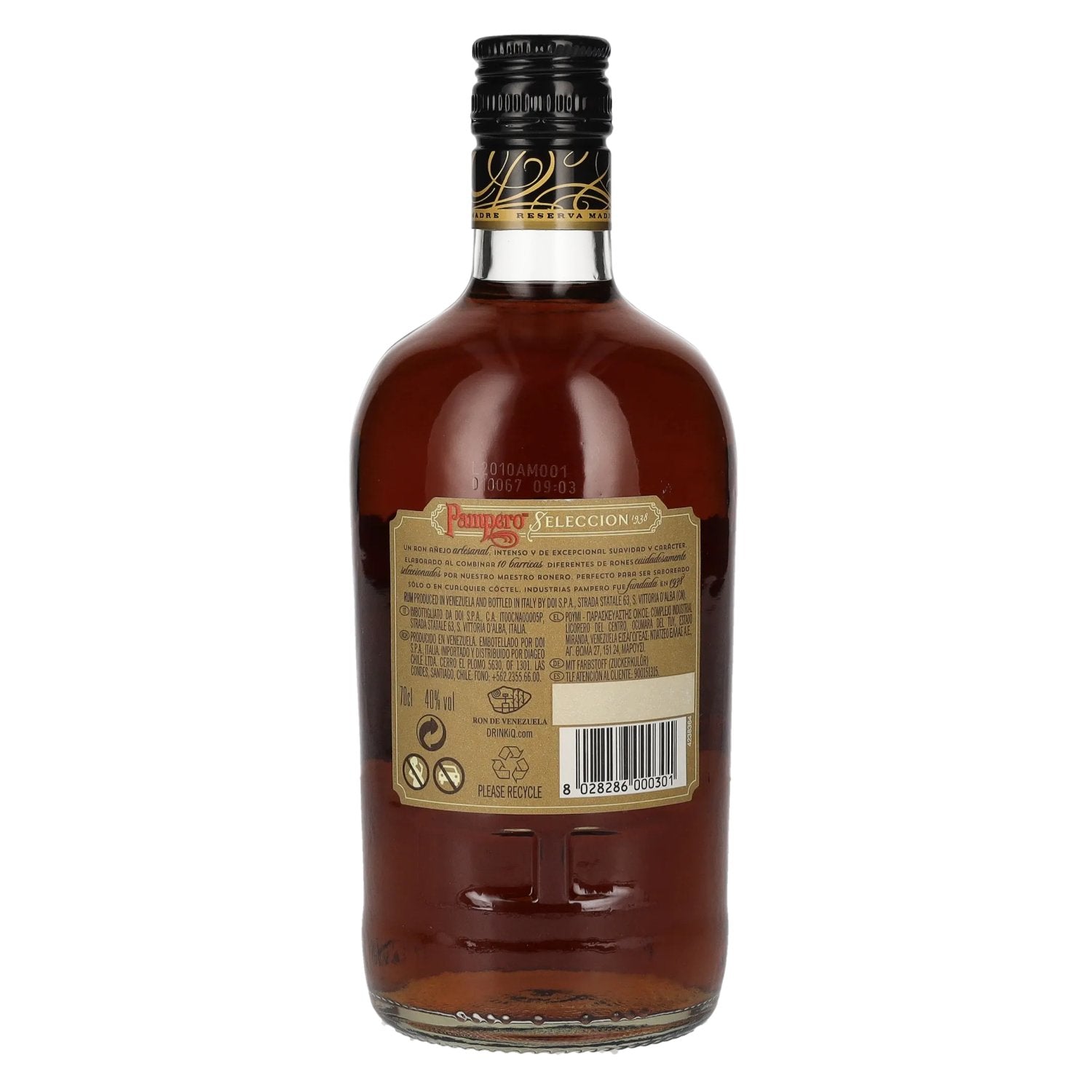 Pampero Añejo SELECCIÓN 1938 40% Vol. 0,7l