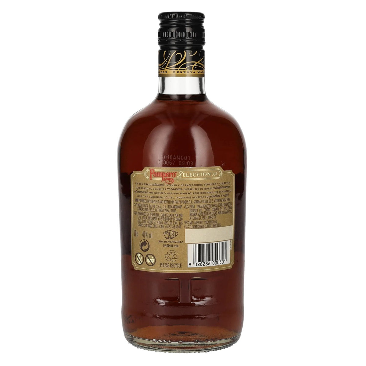 Pampero Añejo SELECCIÓN 1938 40% Vol. 0,7l
