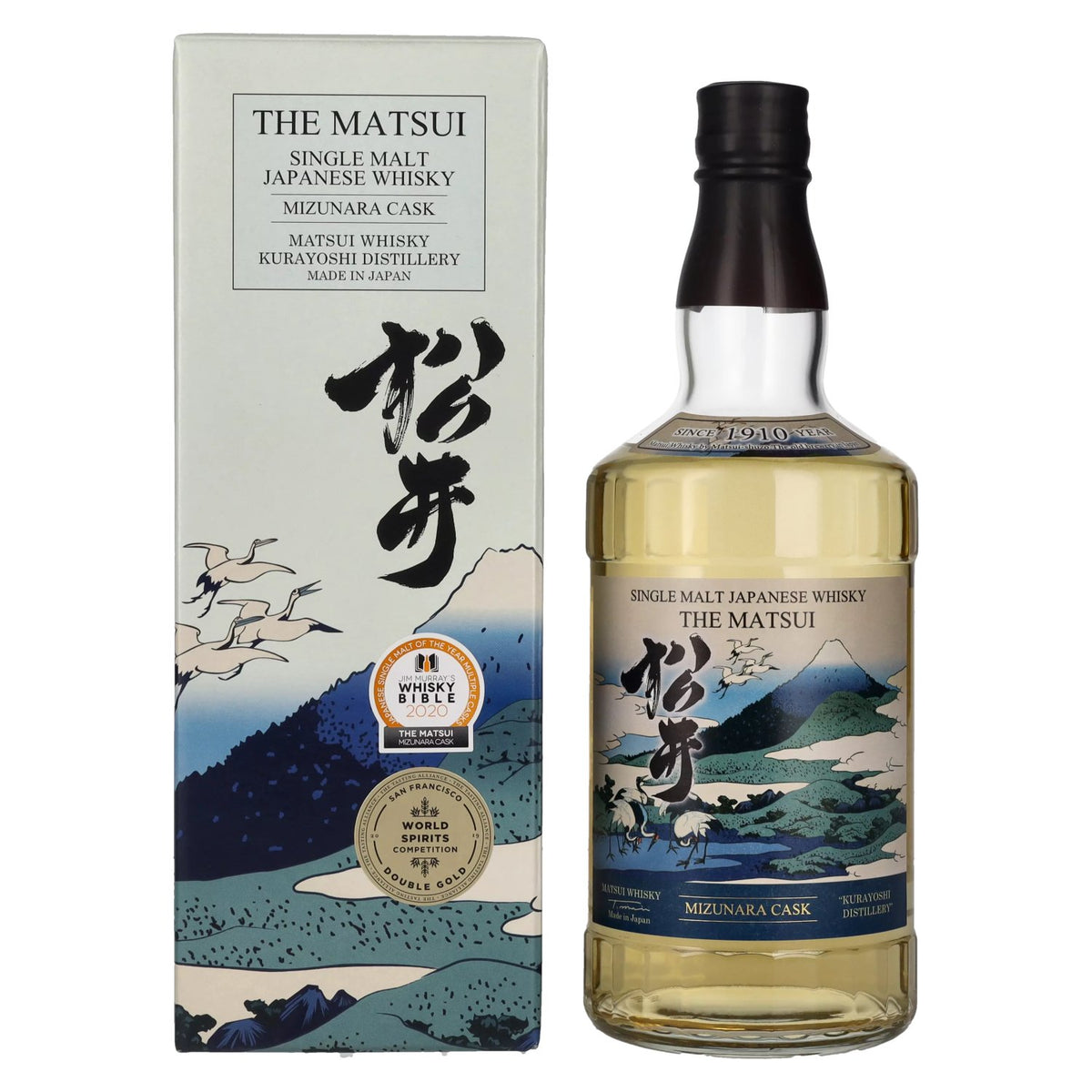 Matsui Whisky THE MATSUI Single Malt Japanese Whisky MIZUNARA CASK 48% Vol. 0,7l in gift box