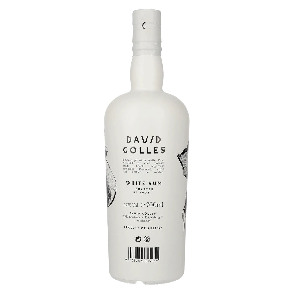 Ron Johan White Rum 40% Vol. 0,7l