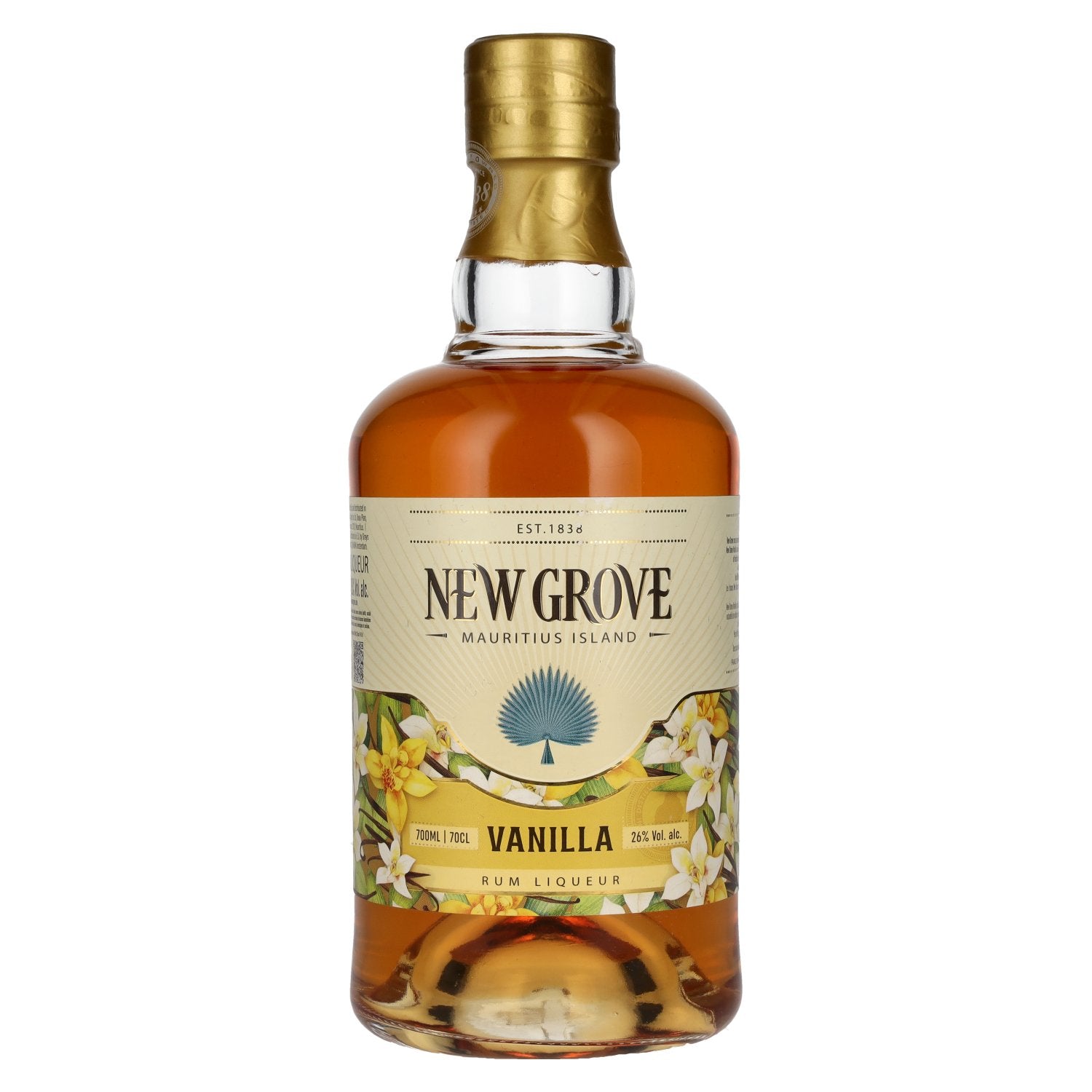 New Grove Vanilla Liqueur de rhum de l'île Maurice 26% vol. 0,7l