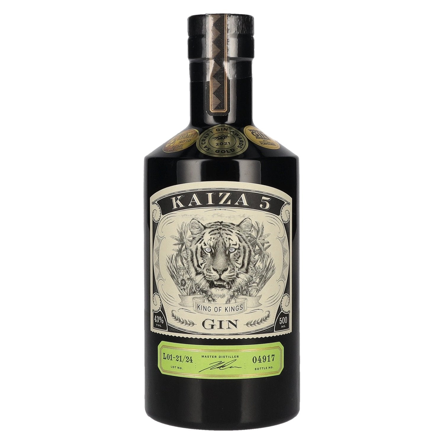 Kaiza 5 King of Kings Gin 43% vol. 0,5l