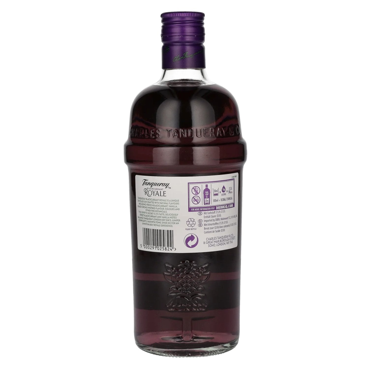 Tanqueray Blackcurrant ROYALE Distilled Gin 41,3% vol. 0,7l