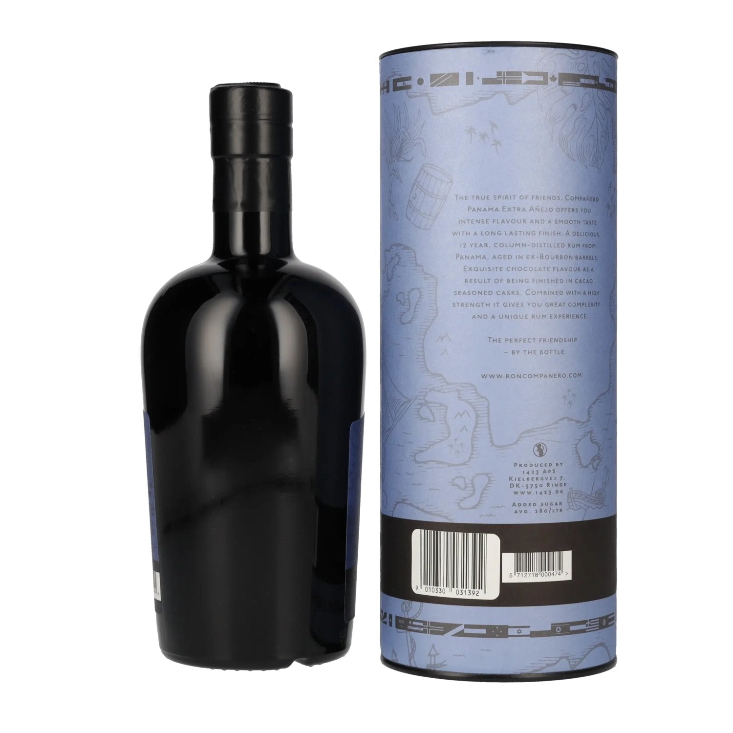 Compañero PANAMA Extra Añejo Spirit Drink 54% vol. 0,7l en boîte cadeau