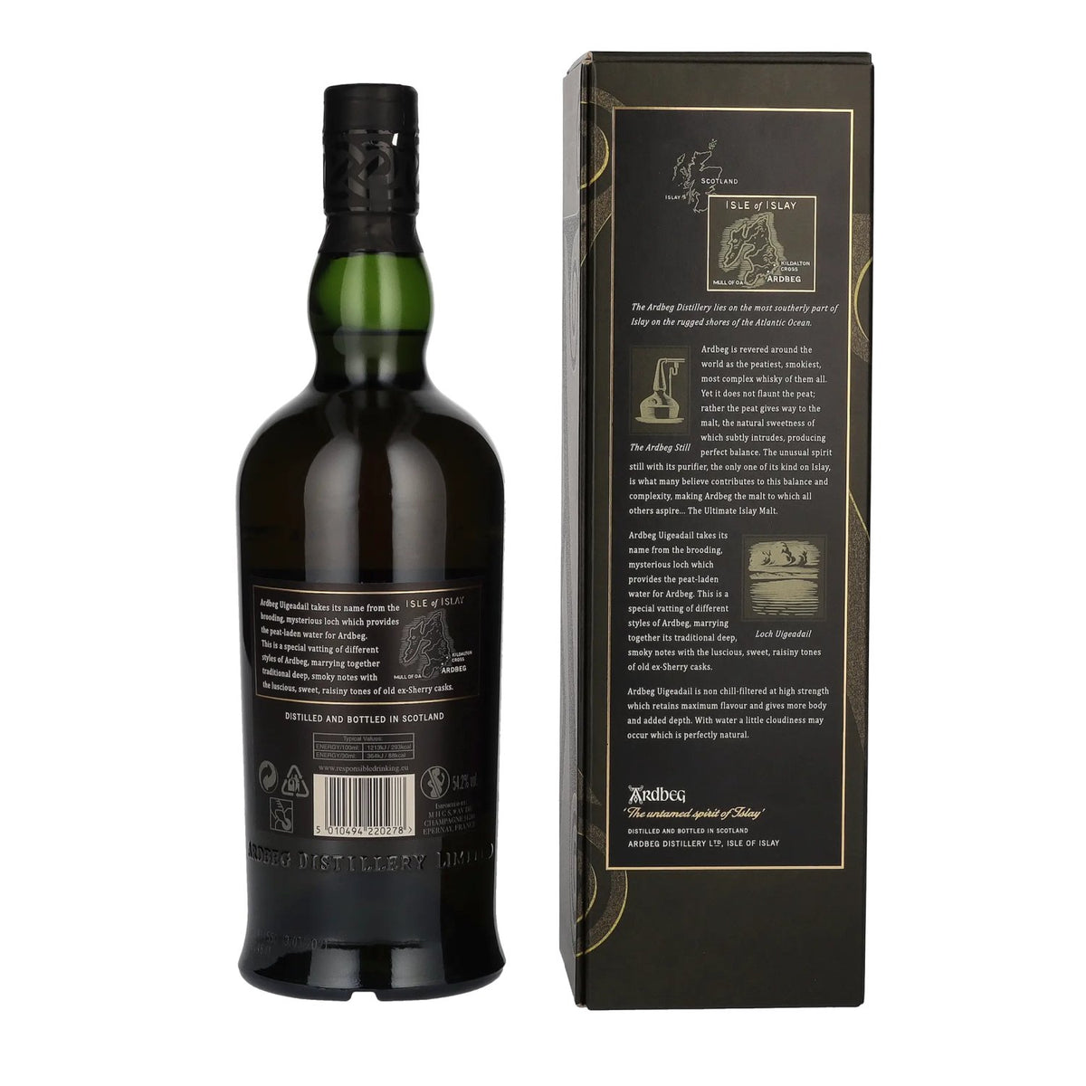 Ardbeg UIGEADAIL Islay Single Malt 54,2% Vol. 0,7l in gift box