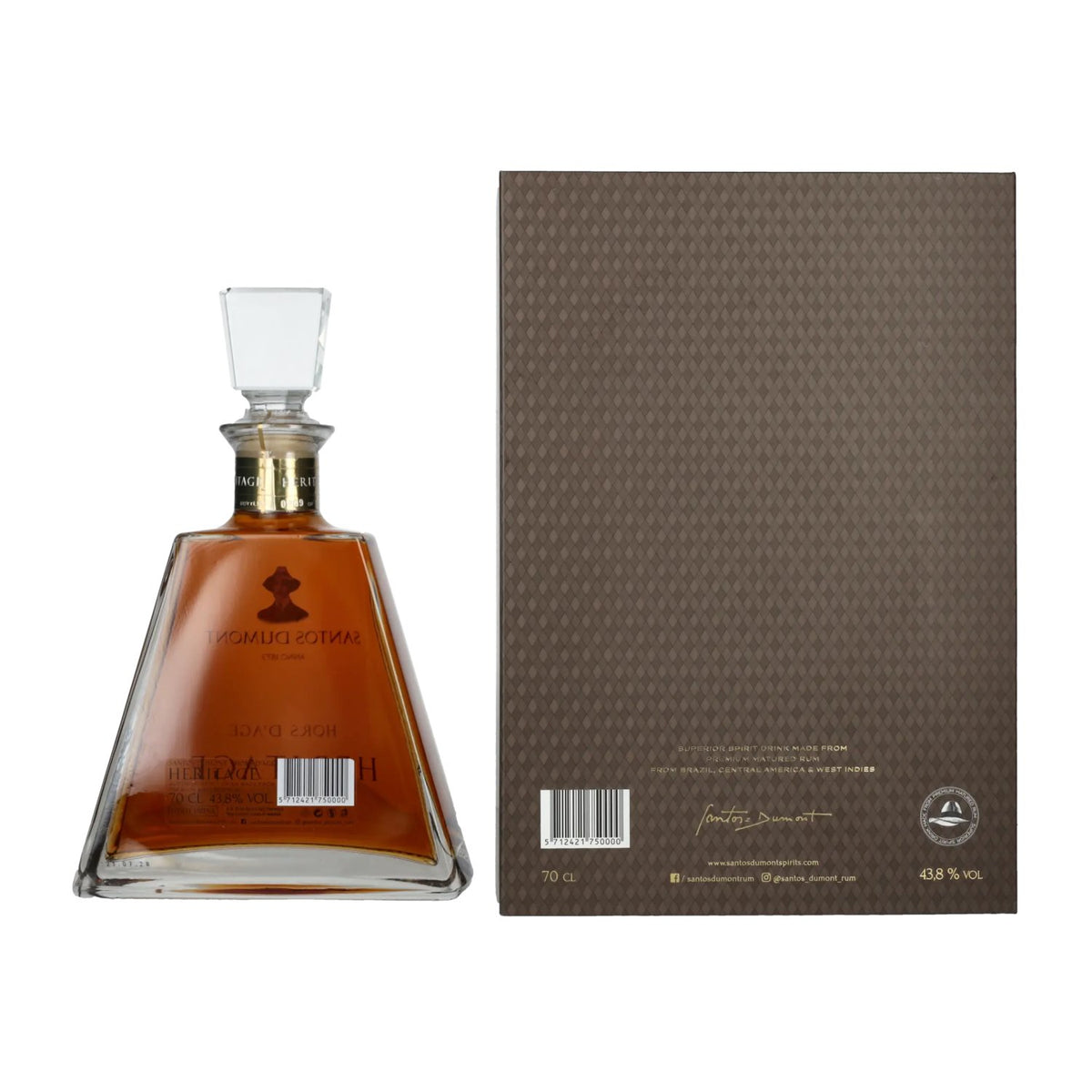 Santos Dumont HERITAGE Batch 04 Limited Edition 43,8% Vol. 0,7l in gift box