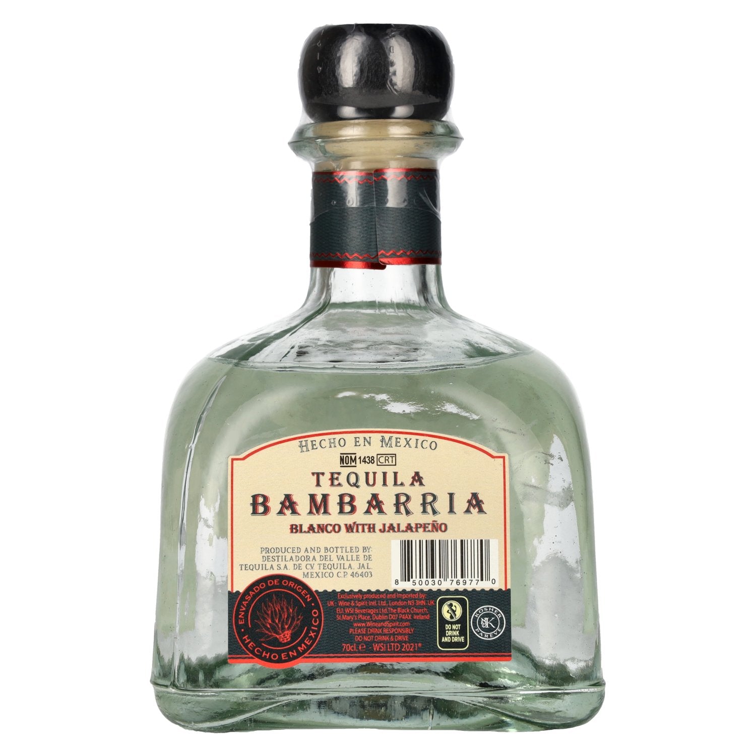 Bambarria Tequila Blanco JALAPEÑO 35% vol. 0,7l