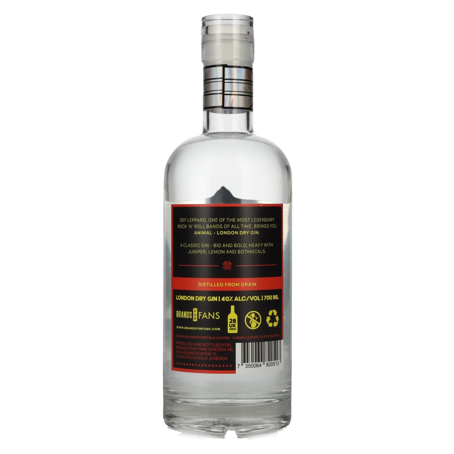 Def Leppard ANIMAL London Dry Gin 40% Vol. 0,7l