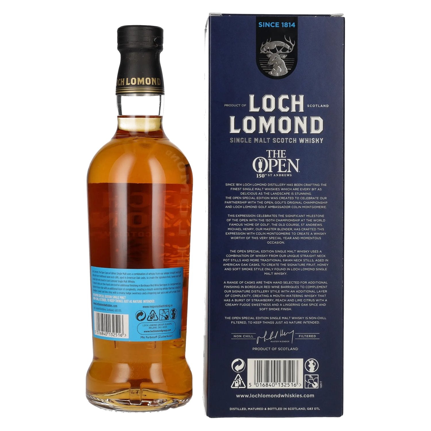 Loch Lomond THE OPEN 150th St. Andrews Special Edition 2022 46% Vol. 0,7l in Geschenkbox