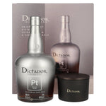 Dictador PLATINUM Colombian Aged Rum 40% Vol. 0,7l in gift box with candle